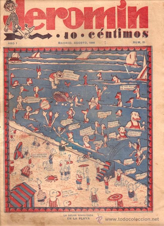 Tebeos: *** JEROMIN N&ordm; 21. MADRID, AGOSTO 1929 *** - Foto 1