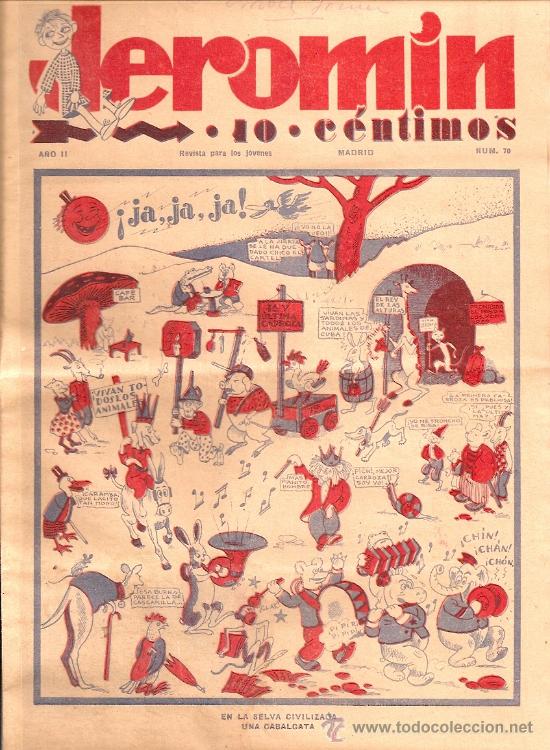 Tebeos: *** JEROMIN N&ordm; 70. MADRID 1929 *** - Foto 1