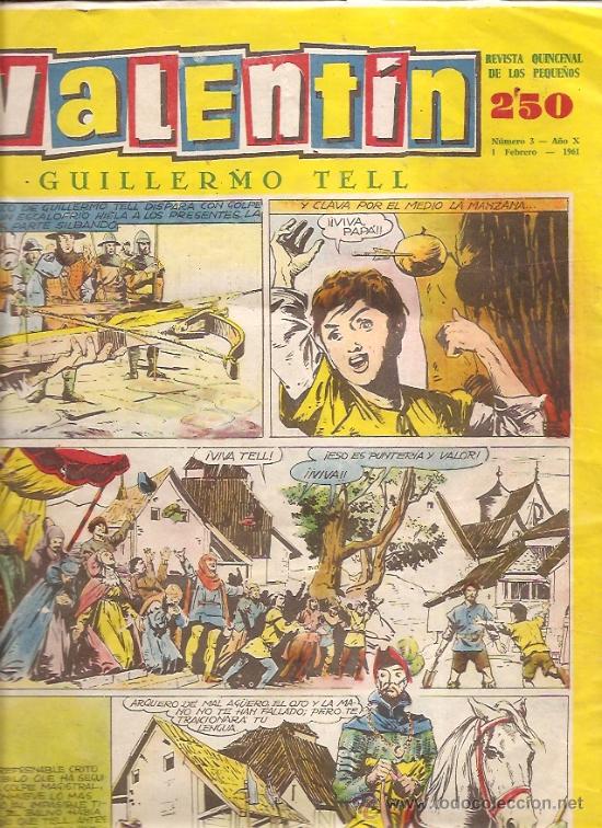 Tebeos: VALENTIN N&ordm; 3 1961 PAULINAS - Foto 1