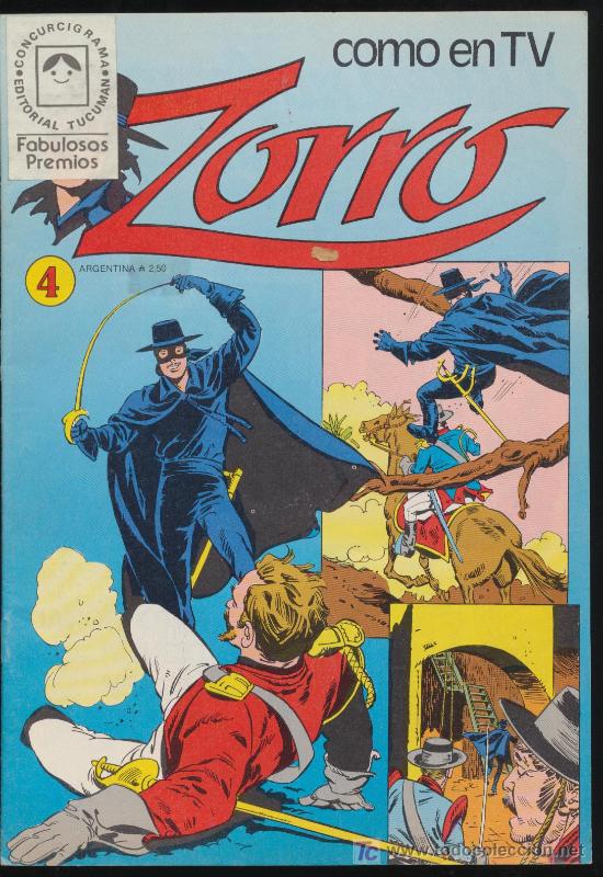 Tebeos: Zorro n&ordm; 4. Editorial Tucuman. Buenos Aires. - Foto 1