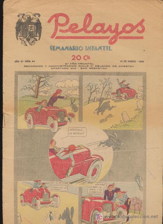 Tebeos: Pelayos n&ordm; 64. Marzo 1938. - Foto 1