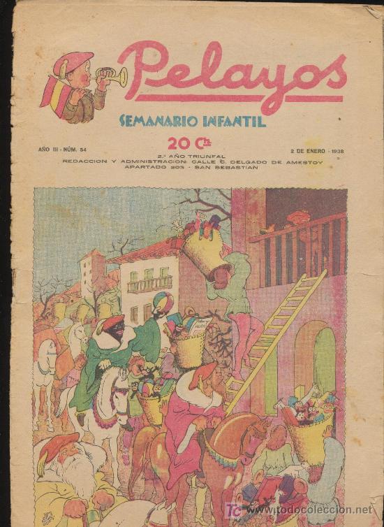 Tebeos: Pelayos n&ordm; 54. Enero 1938. - Foto 1