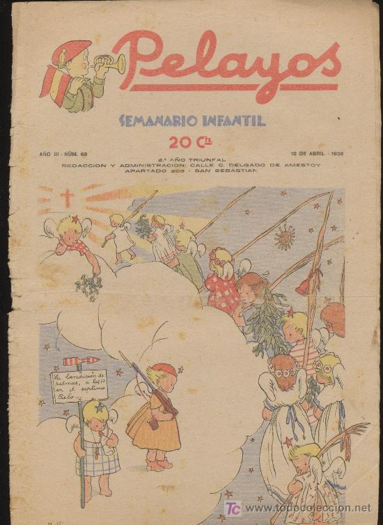 Tebeos: Pelayos n&ordm; 68. Abril 1938. - Foto 1