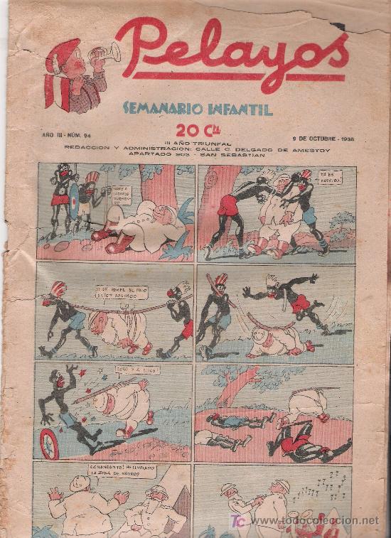 Tebeos: Pelayos n&ordm; 94. Octubre 1938. - Foto 1