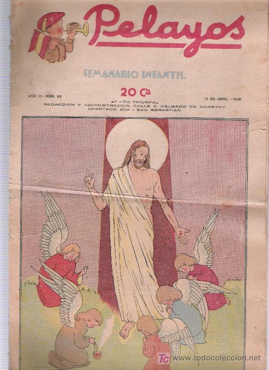 Tebeos: Pelayos n&ordm; 69. Abril 1938. - Foto 1