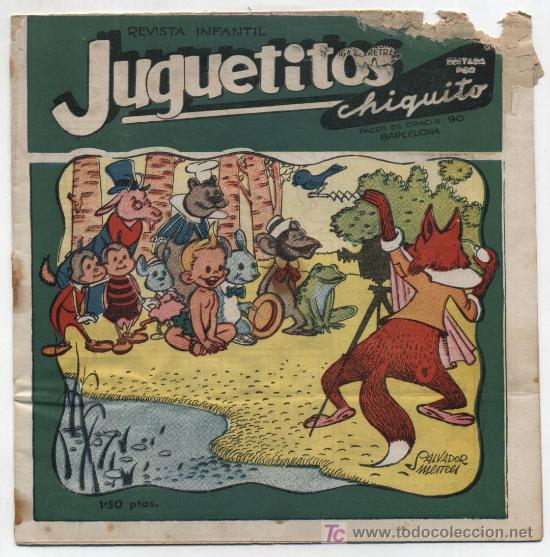 Tebeos: Juguetitos n&ordm; 4. Edit. Chiquito 1955. - Foto 1