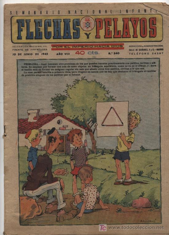 Tebeos: Flechas y Pelayos n&ordm; 340. - Foto 1