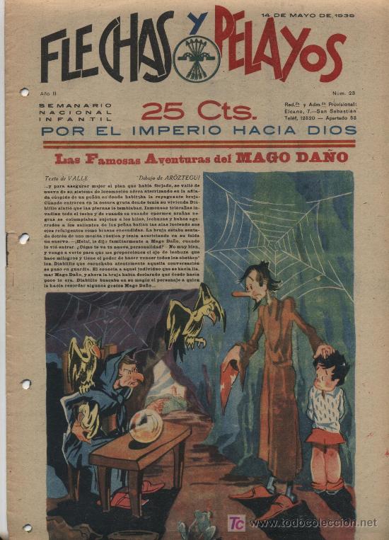 Tebeos: Flechas y Pelayos n&ordm; 23. - Foto 1