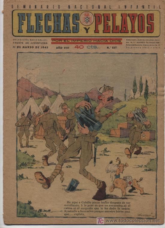 Tebeos: Flechas y Pelayos n&ordm; 327. - Foto 1