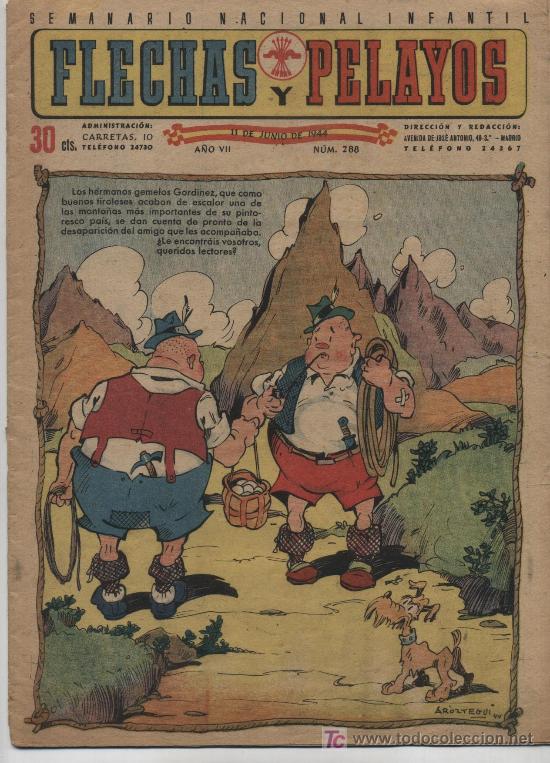 Tebeos: Flechas y Pelayos n&ordm; 288. - Foto 1