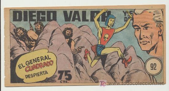 Tebeos: Diego Valor n&ordm; 92. Editorial Cid 1954. - Foto 1
