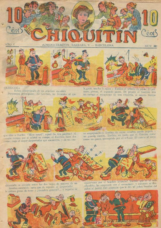 Tebeos: Chiquit&iacute;n n&ordm; 301. Marco 1925. - Foto 1