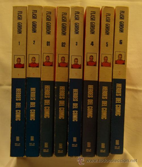 Tebeos: FLASH GORDON. BURULAN, LOTE 8 PRIMEROS TOMOS - Foto 1
