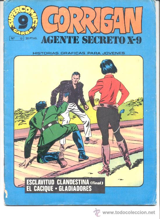 Tebeos: CORRIGAN AGENTE SECRETO X-9 12 SUPERCOMIC GARBO - Foto 1