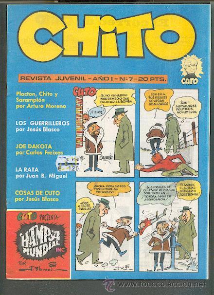 Tebeos: CHITO N&ordm; 7,REVISTA JUVENIL, ED.GRAFIMART - Foto 1