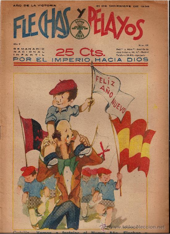 Tebeos: FLECHAS Y PELAYOS N&ordm;56 A&Ntilde;O 1939 - Foto 1