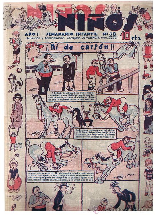 Tebeos: Ni&ntilde;os n&ordm; 38. La Gutemberg 1935. - Foto 1