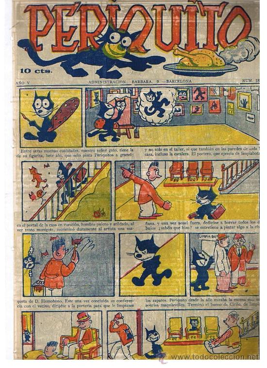 Tebeos: Periquito n&ordm; 187. Marco 1927. - Foto 1