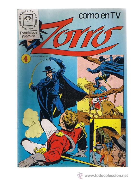 Tebeos: Zorro n&ordm; 4. Editorial Tucuman. Argentina. - Foto 1