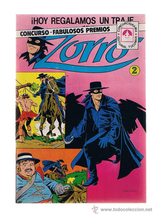 Tebeos: Zorro n&ordm; 2. Editorial Tucuman. Argentina. - Foto 1