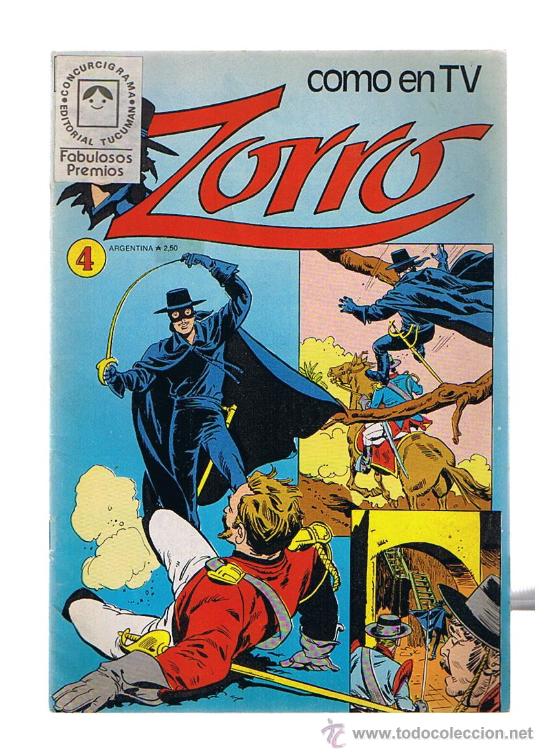 Tebeos: Zorro n&ordm; 4. Editorial Tucuman. Argentina. - Foto 1