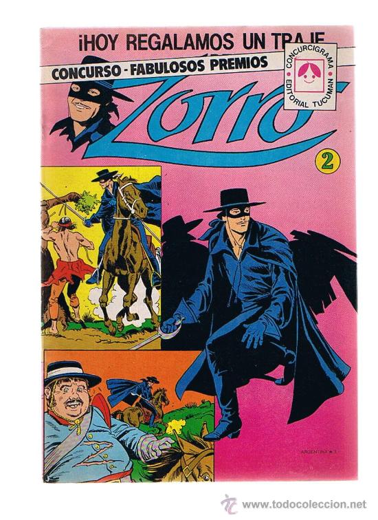 Tebeos: Zorro n&ordm; 2. Editorial Tucuman. Argentina. - Foto 1