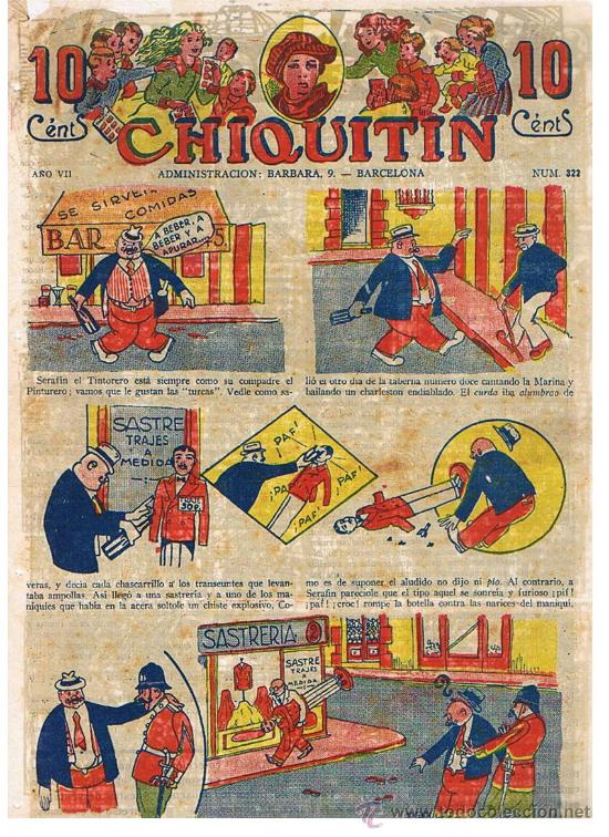 Tebeos: Chiquit&iacute;n n&ordm; 326. Marco 1925. - Foto 1