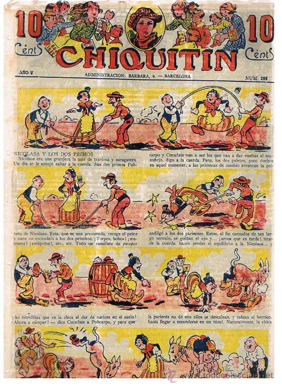 Tebeos: Chiquit&iacute;n n&ordm; 295. Marco 1925. - Foto 1