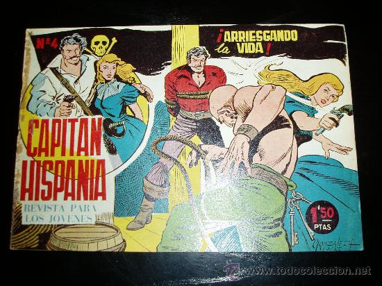 Tebeos: CAPITAN HISPANIA  N&ordm; 4.  EDITORIAL CREO. ORIGINAL. - Foto 1
