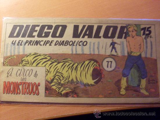Tebeos: DIEGO VALOR PRIMERA SERIE N&ordm; 77 ( ORIGINAL ) (COB172) - Foto 1