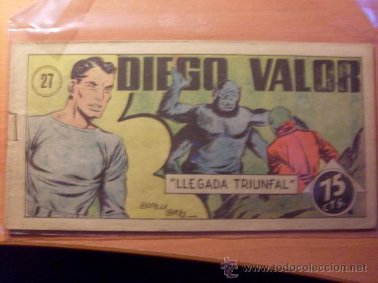 Tebeos: DIEGO VALOR PRIMERA SERIE N&ordm; 27 ( ORIGINAL ) (COB172) - Foto 1