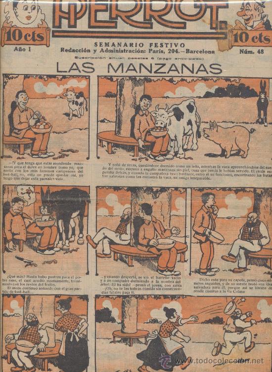 Tebeos: Pierrot n&ordm;  48. M. Pi&ntilde;ol 1923. - Foto 1