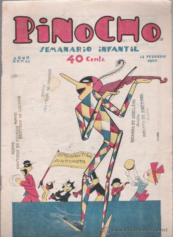 Tebeos: Pinocho n&ordm;  52. Editorial Calleja 1925. - Foto 1