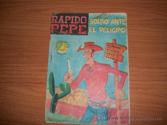 Tebeos: R&Aacute;PIDO PEPE N&ordm; 2 SOLITO ANTE EL PELIGRO  - EDITORIAL GEMEX 1962