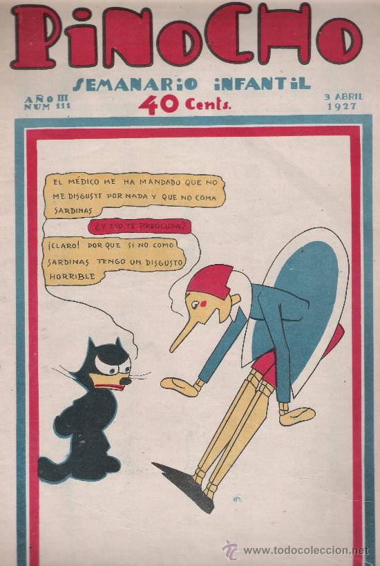 Tebeos: Pinocho n&ordm;  111. Editorial Calleja 1925. - Foto 1
