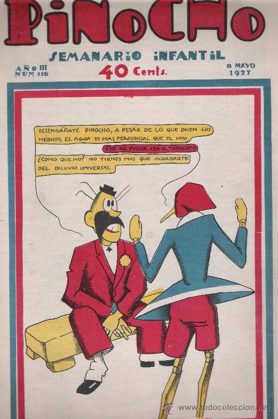 Tebeos: Pinocho n&ordm;  116. Editorial Calleja 1925. - Foto 1