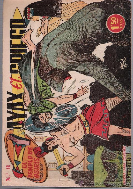 Tebeos: Ayax El Griego n&ordm;  3. Creo 1960. - Foto 1