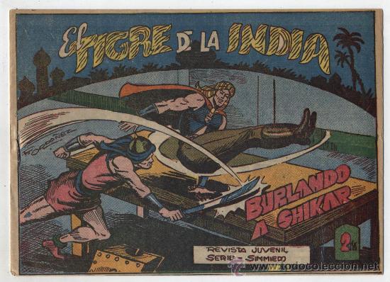 Tebeos: El Tigre de la India n&ordm;  25. Acr&oacute;polis 1961. - Foto 1