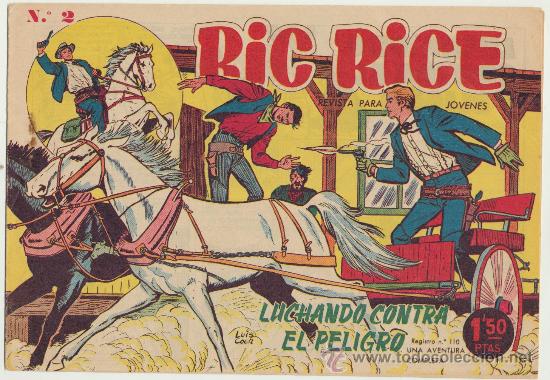 Tebeos: Ric Rice n&ordm;  2. Creo 1959.  SIN ABRIR - Foto 1