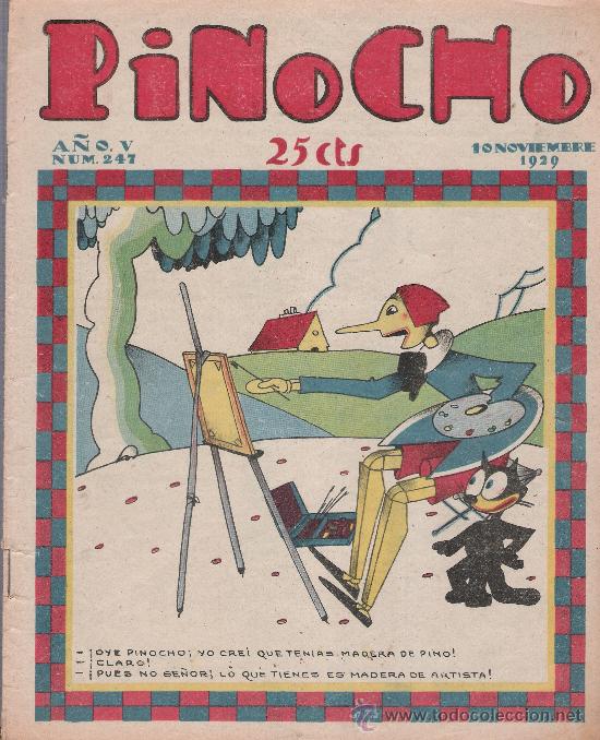 Tebeos: Pinocho n&ordm;   247. Editorial Calleja 1925. - Foto 1