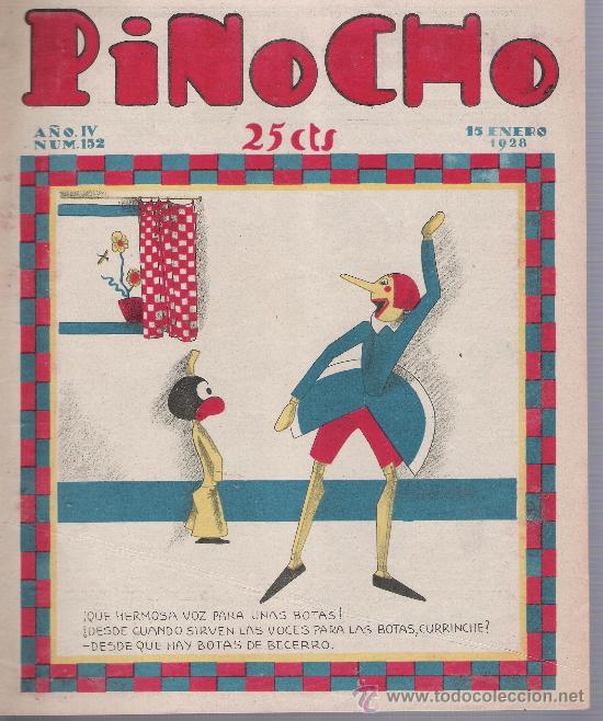 Tebeos: Pinocho n&ordm;   152. Editorial Calleja 1925. - Foto 1