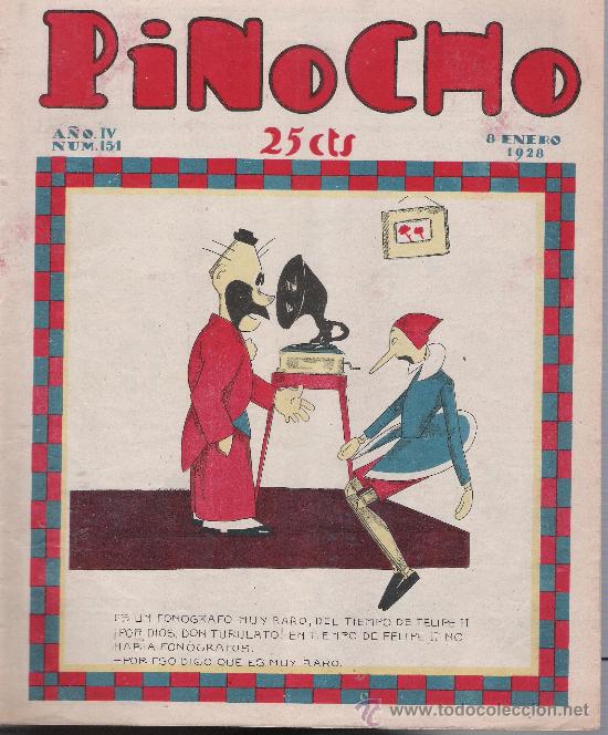 Tebeos: Pinocho n&ordm;   151. Editorial Calleja 1925. - Foto 1