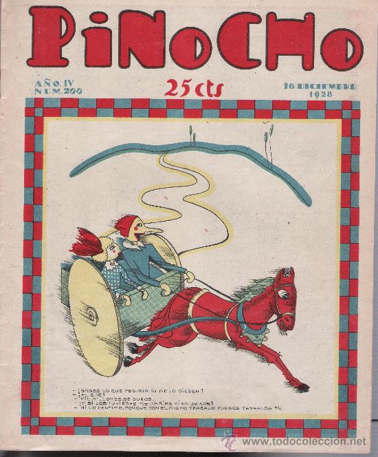 Tebeos: Pinocho n&ordm;   200. Editorial Calleja 1925. - Foto 1