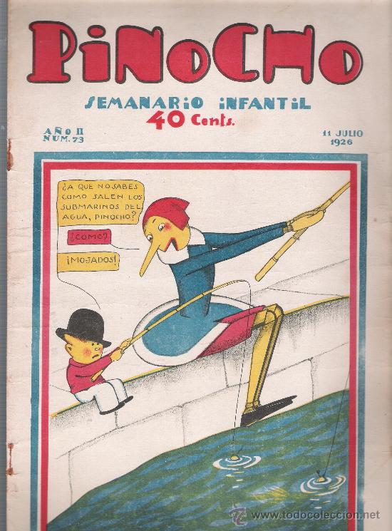 Tebeos: Pinocho n&ordm;   73. Editorial Calleja 1925. - Foto 1