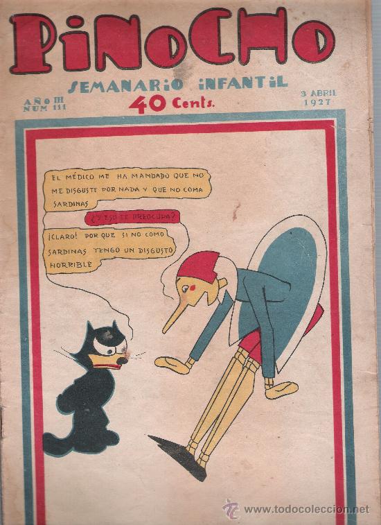 Tebeos: Pinocho n&ordm;   111. Editorial Calleja 1925. - Foto 1