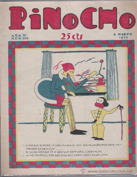 Tebeos: Pinocho n&ordm;  159. Editorial S. Calleja 1925. - Foto 1