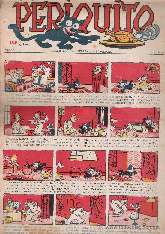 Tebeos: Periquito n&ordm;  124. Marco 1927. - Foto 1