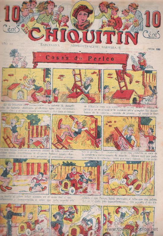 Tebeos: Chiquit&iacute;n n&ordm;  290. Marco 1925. - Foto 1