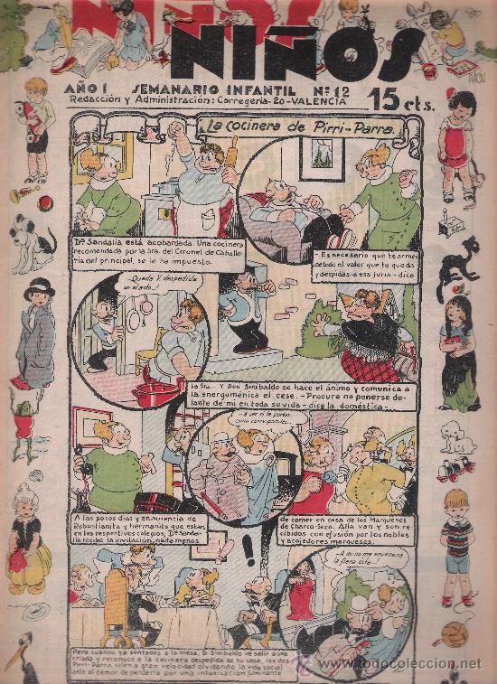 Tebeos: Ni&ntilde;os n&ordm;  12. La Gutemberg 1935. - Foto 1