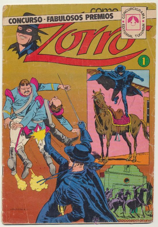 Tebeos: Zorro n&ordm;  1. Editorial Tucuman. Argentina. - Foto 1